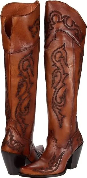 Dan Post Seductress Women's Boots Chestnut : 6 B - Medium, Leather