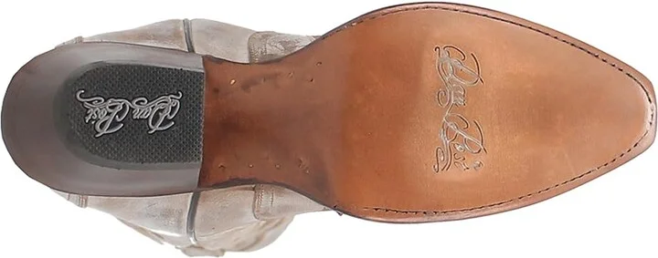 Dan Post Silvie Cowboy Women's Boots Bone : 6.5 B - Medium, Leather - Image 2