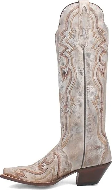Dan Post Silvie Cowboy Women's Boots Bone : 6.5 B - Medium, Leather - Image 5