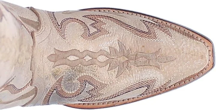 Dan Post Silvie Cowboy Women's Boots Bone : 6.5 B - Medium, Leather - Image 6