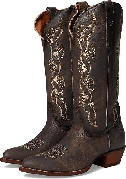 Dan Post Sunrise Canyon Cowboy Women's Boots Grey : 6 B - Medium, Leather