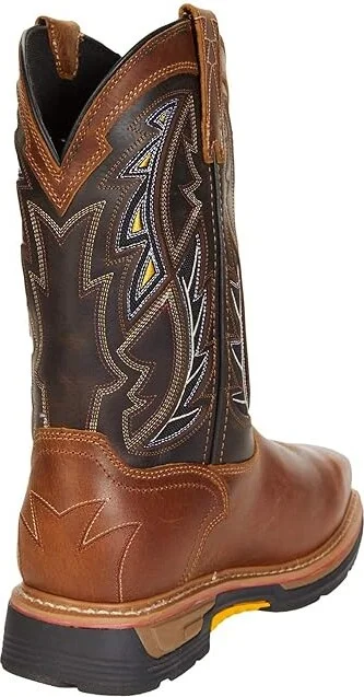 Dan Post Warrior - Composite Toe Men's Shoes Brown Leather : 9.5 E - Wide - Image 4