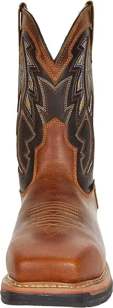 Dan Post Warrior - Composite Toe Men's Shoes Brown Leather : 9.5 E - Wide - Image 5