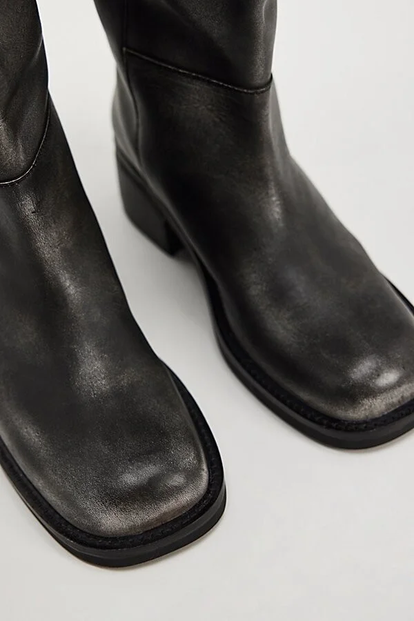Dana Distressed Pull-On Boots - Image 2