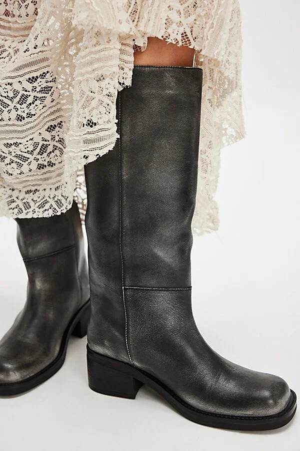 Dana Distressed Pull-On Boots - Image 3