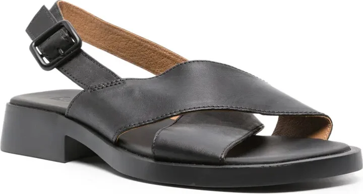 Dana leather slingback sandals - Image 2