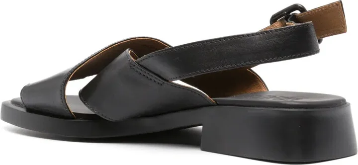 Dana leather slingback sandals - Image 3