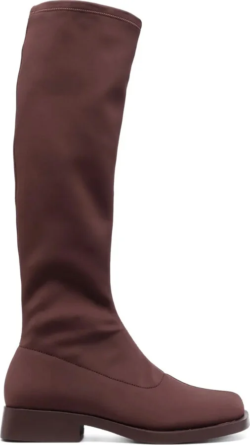 Dana square-toe boots