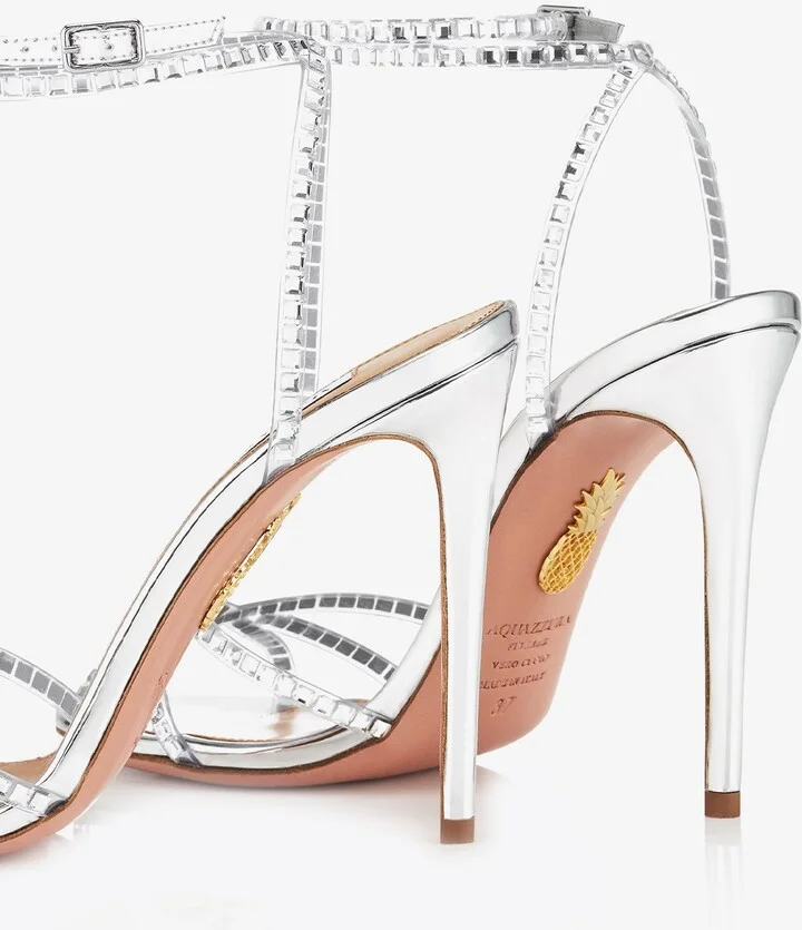 Dance 105 Plexi Sandals in Leather - Image 3