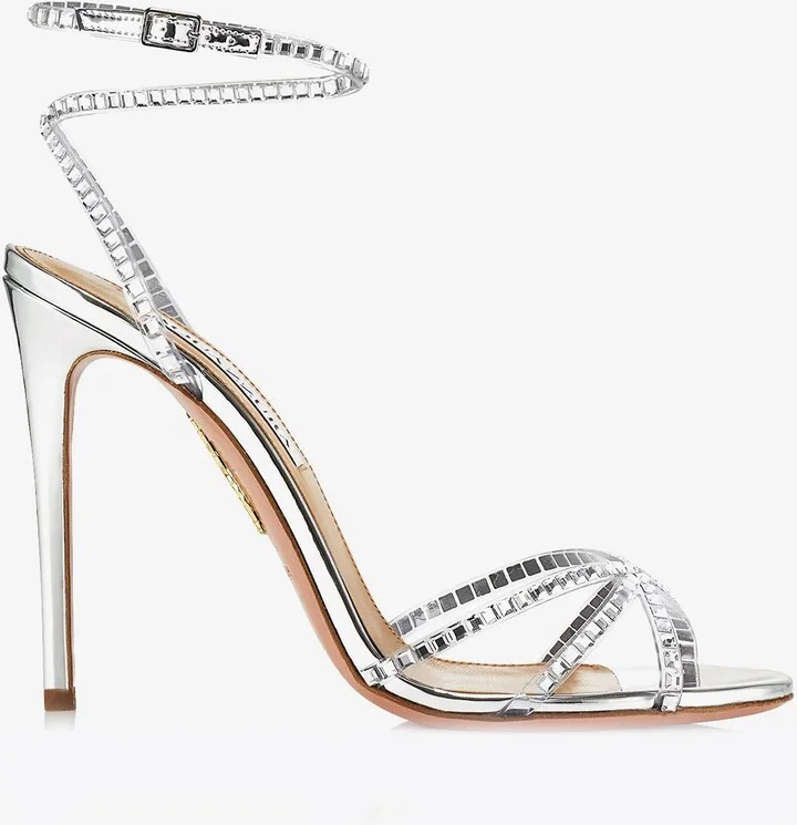 Dance 105 Plexi Sandals in Leather