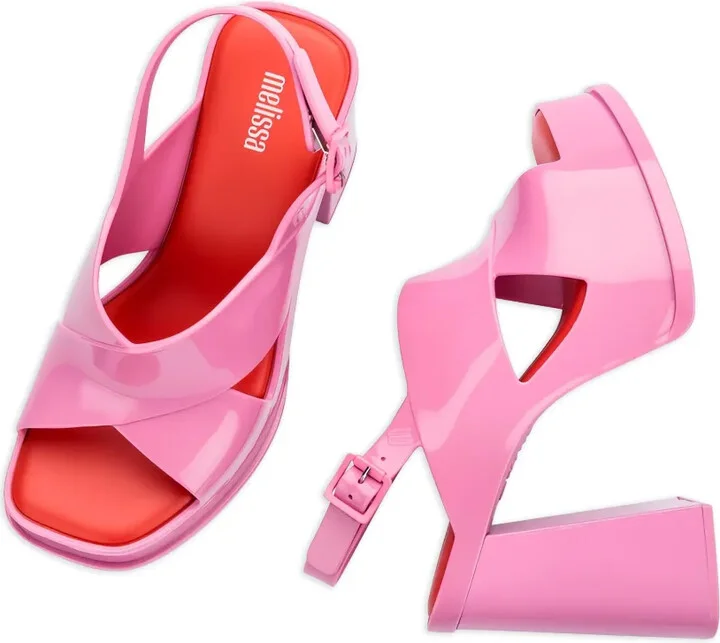 Dance crossover-strap block-heel sandals - Image 3