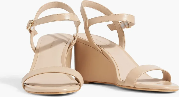 Dancer 75 leather wedge sandals - Image 2