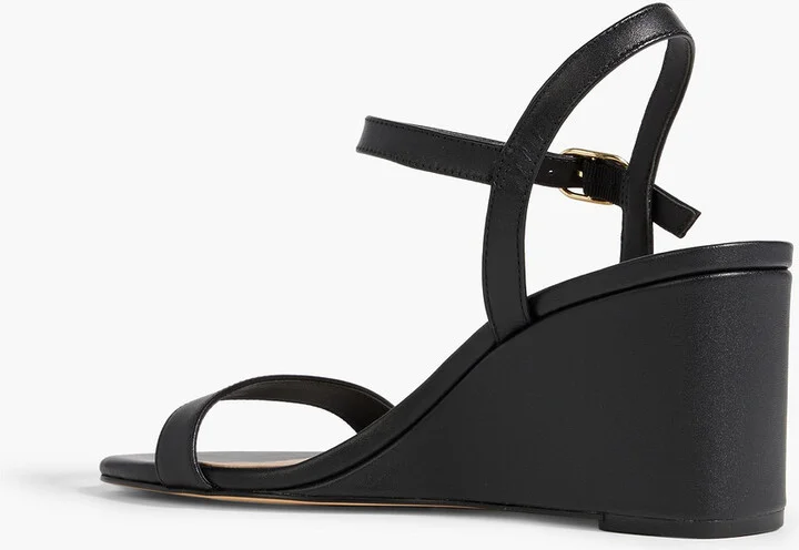 Dancer 75 leather wedge sandals - Image 6