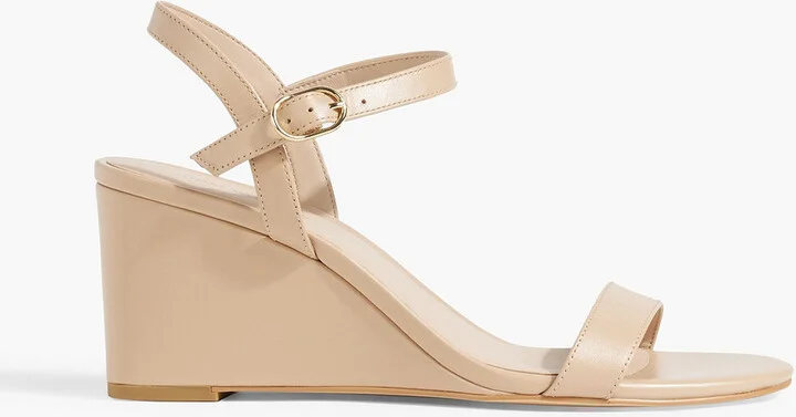 Dancer 75 leather wedge sandals