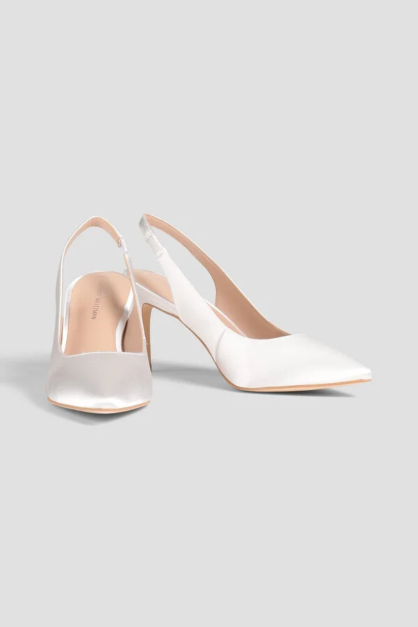 Dancer 75 satin slingback pumps - Image 2