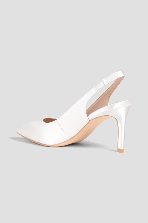 Dancer 75 satin slingback pumps - Image 3