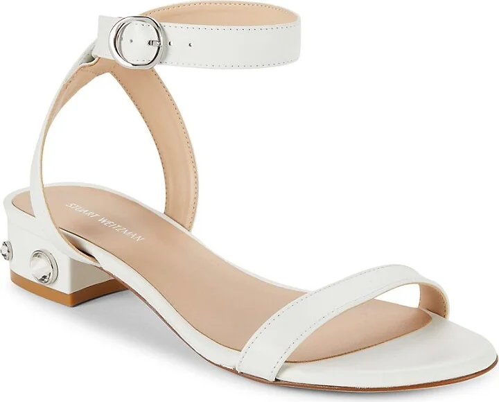 Dancer Allshine Embellished Leather Flat Sandals - Image 2