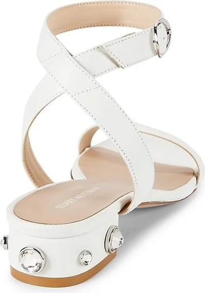 Dancer Allshine Embellished Leather Flat Sandals - Image 3
