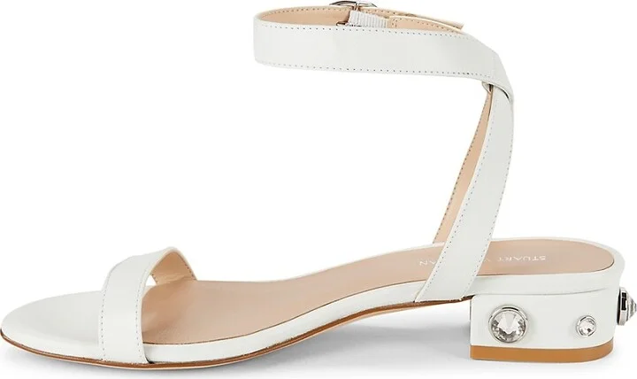 Dancer Allshine Embellished Leather Flat Sandals - Image 4