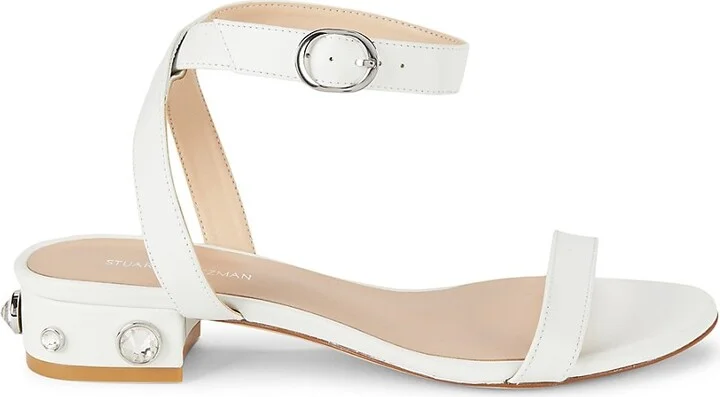 Dancer Allshine Embellished Leather Flat Sandals