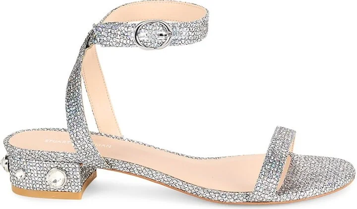Dancer Glitter Ankle Loop Sandals