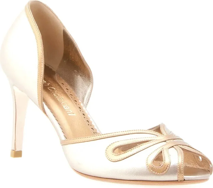Dancing House 75mm metallic pumps - Image 2