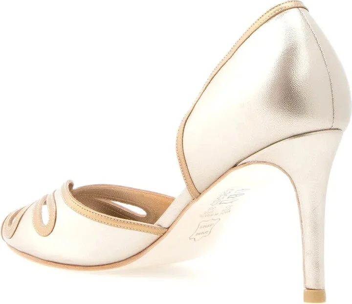 Dancing House 75mm metallic pumps - Image 3