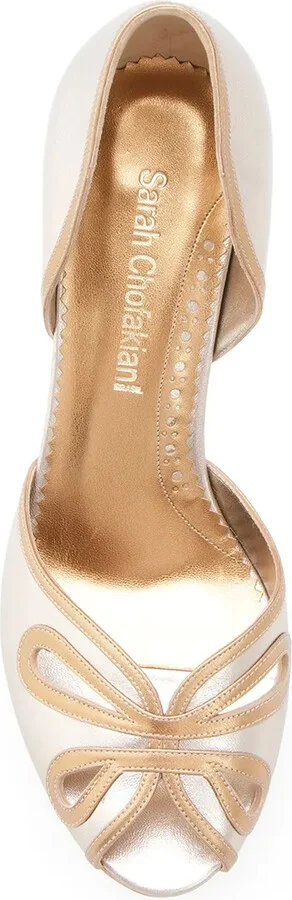Dancing House 75mm metallic pumps - Image 4