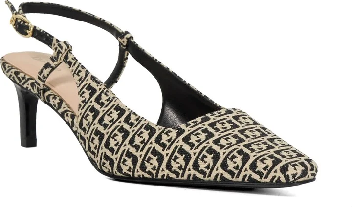 Dancing Slingback Kitten Heel Pump
