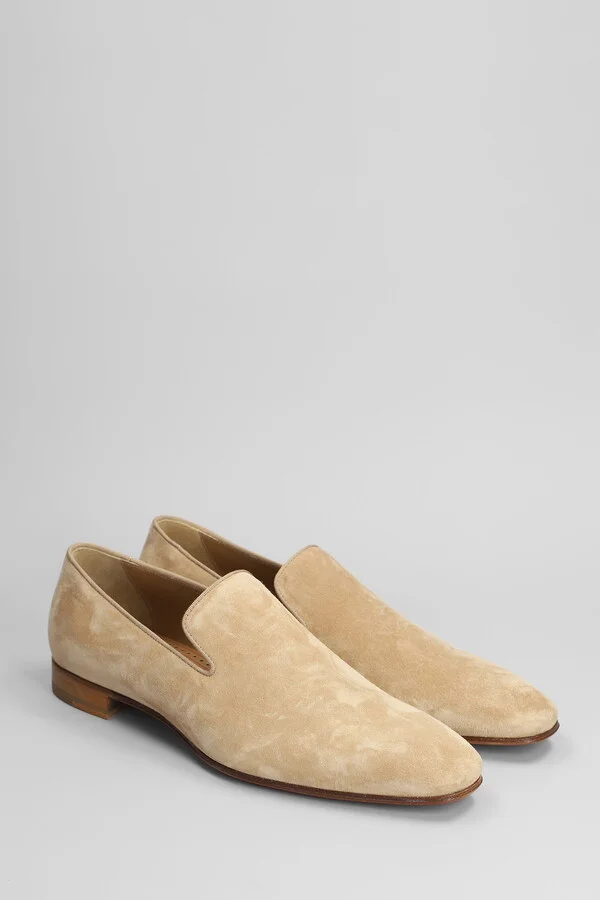 Dandelion Loafers In Beige Suede - Image 2