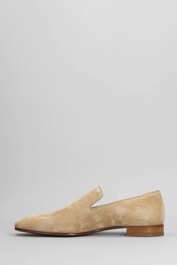 Dandelion Loafers In Beige Suede - Image 3