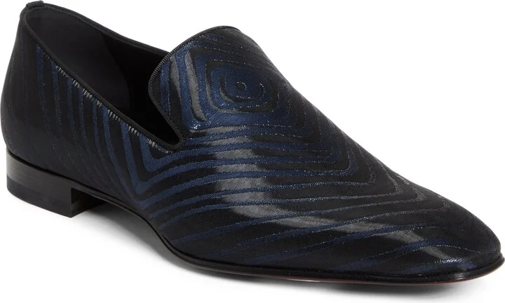 Dandelion Stripe Jacquard Venetian Loafer