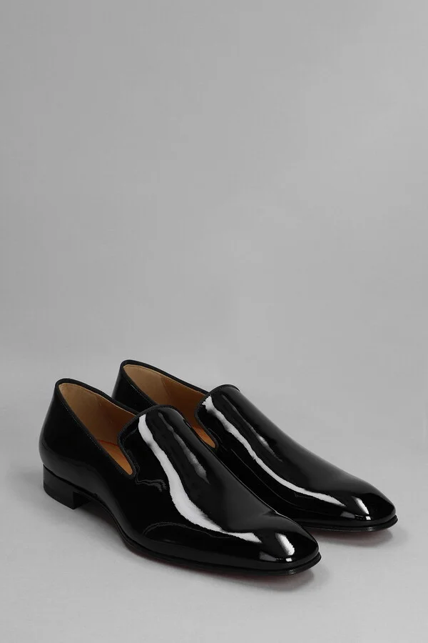 Dandeliuon Flat Loafers In Black Patent Leather - Image 2