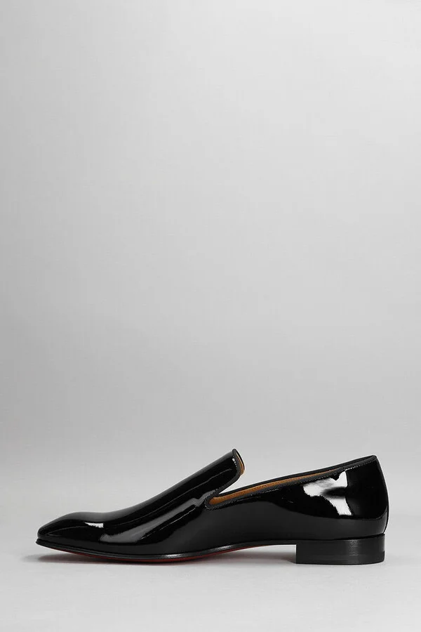 Dandeliuon Flat Loafers In Black Patent Leather - Image 3