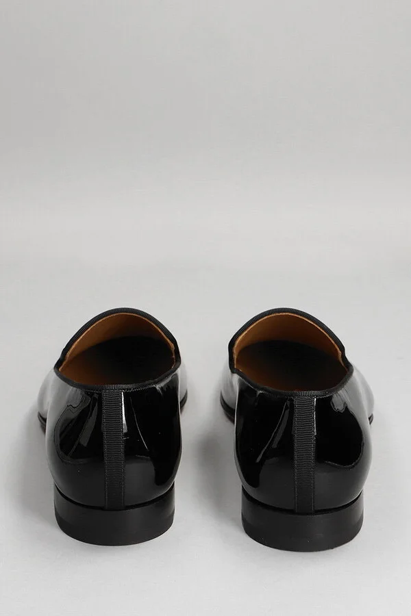 Dandeliuon Flat Loafers In Black Patent Leather - Image 4