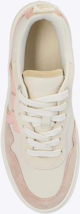 Dania Leather and Suede Sneakers - Image 3