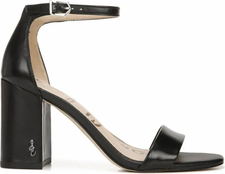 Daniella Block Heel Sandal In Black