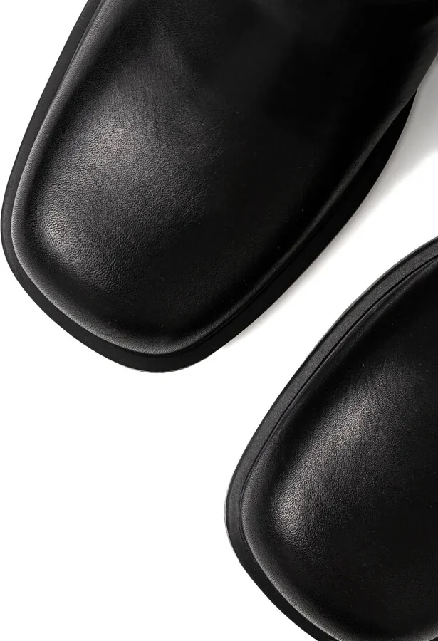 Daniella buckle-strap leather boots - Image 4