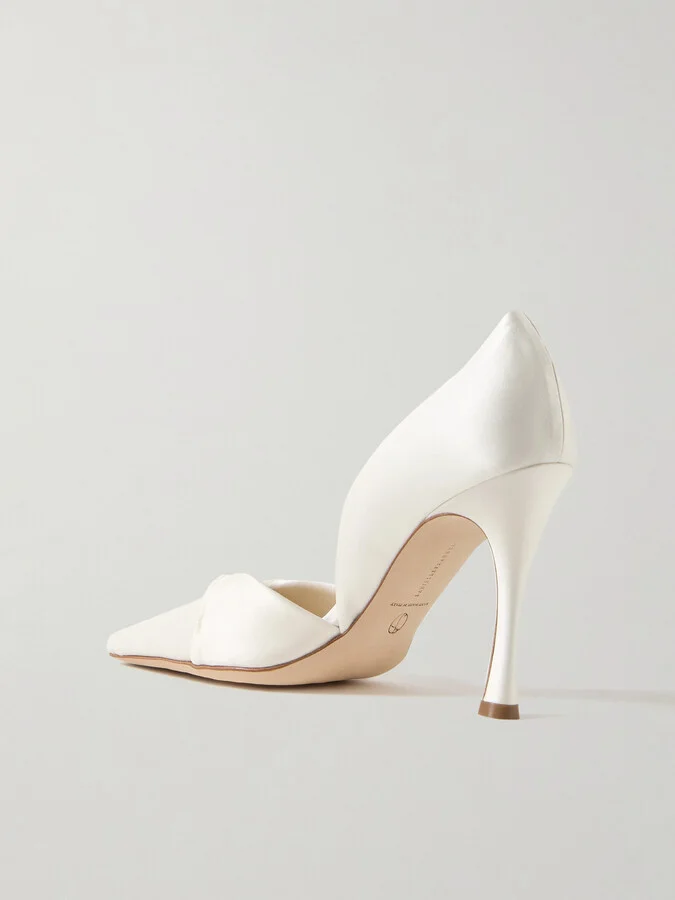 Danielle Frankel - Kennedy Satin Pumps - Ivory - Image 3