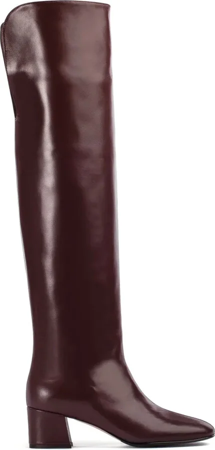 Danielle over-the-knee leather boots
