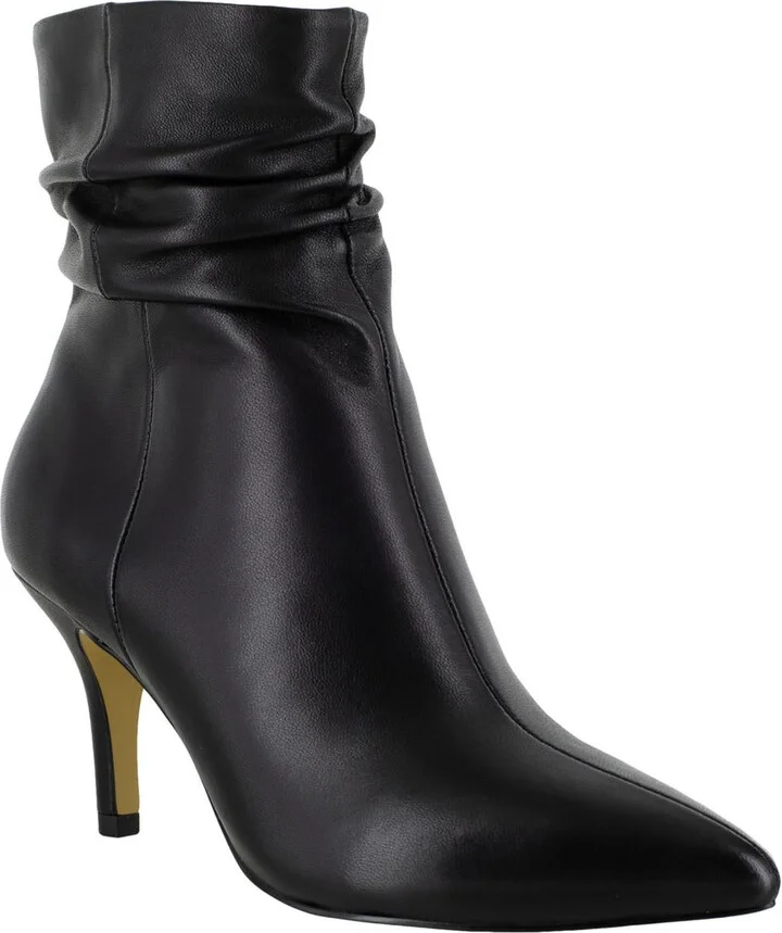 Danielle Womens Suede Heels Dress Boots