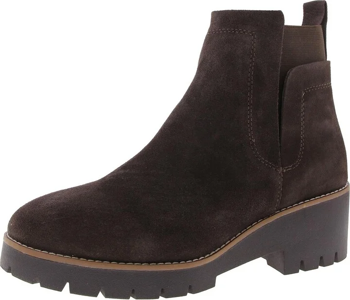 Danika Womens Stretch Leather Booties