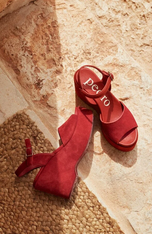 Danila Ankle Strap Platform Wedge Sandal - Image 9