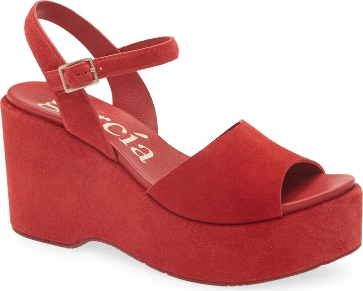 Danila Ankle Strap Platform Wedge Sandal