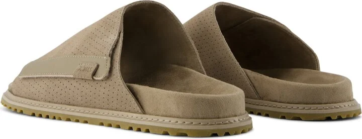 Danilo Slide Sandal Dune Perforated Suede Slip On - Image 4