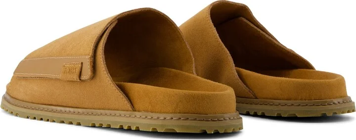 Danilo Slide Sandal Tan Suede Slip On - Image 5