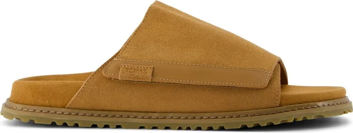 Danilo Slide Sandal Tan Suede Slip On