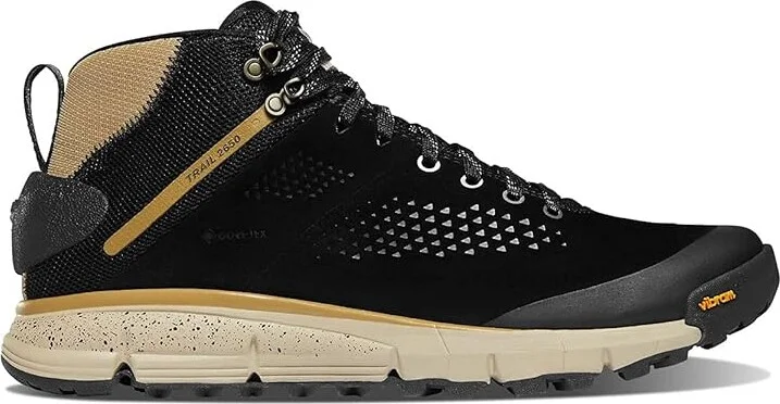 Danner 4 Trail 2650 Mid GTX Men's Shoes Black/Khaki : 8 D - Medium, Textile/Leather - Image 3