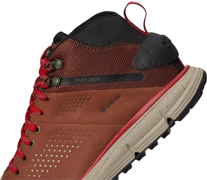 Danner 4 Trail 2650 Mid GTX Men's Shoes Red : 9.5 D - Medium, Textile/Leather - Image 7
