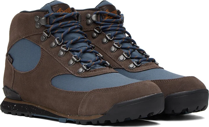 Danner Brown & Blue Jag Boots - Image 4